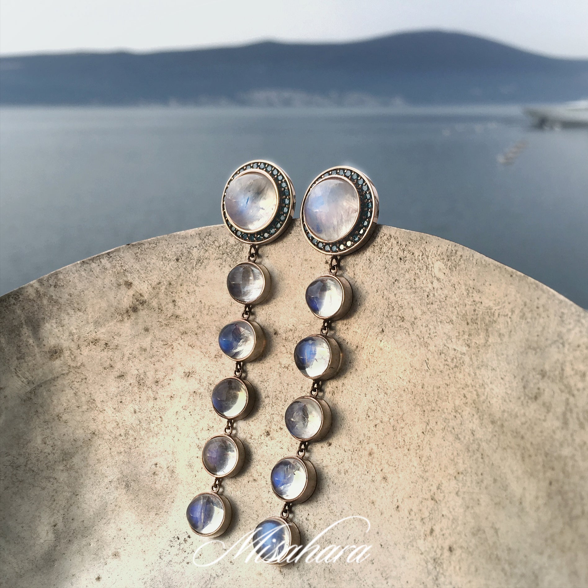 Stena Aquamarine Drop Earrings