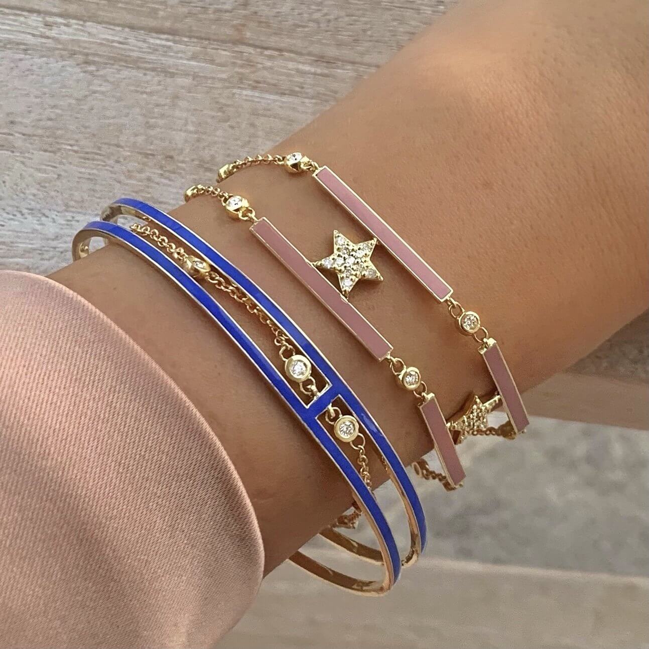 Pink Star Bracelet